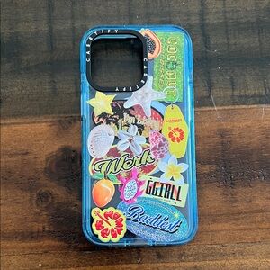 Casetify bretman rock iPhone 13 Pro blue case